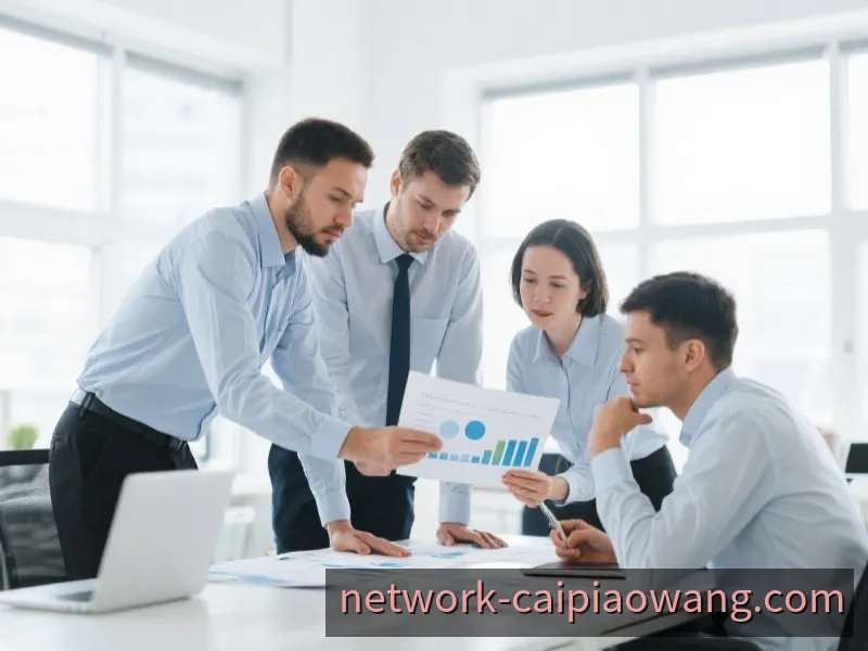 数据研究团队查看图表与资料